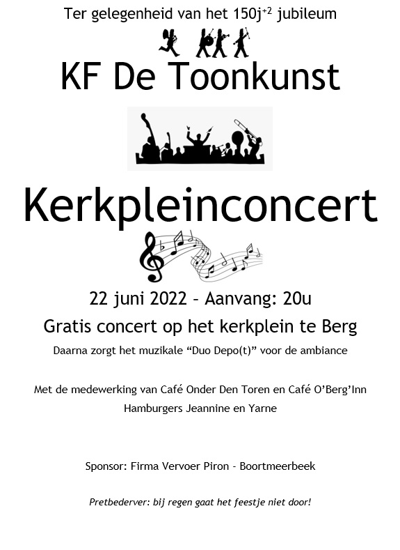 Kerkpleinconcert affiche flyer 1